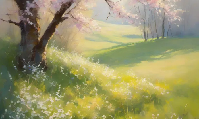 Dřevěná zvonice – spring