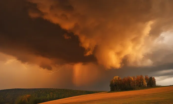 Děkanství v Uříněvsi – autumn