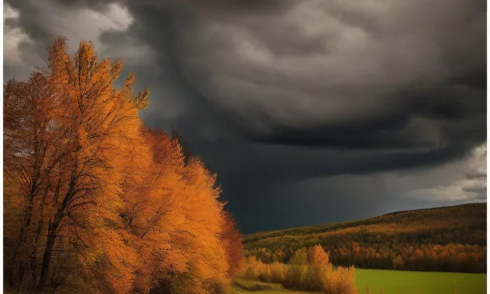 Dolní hřbitov – autumn