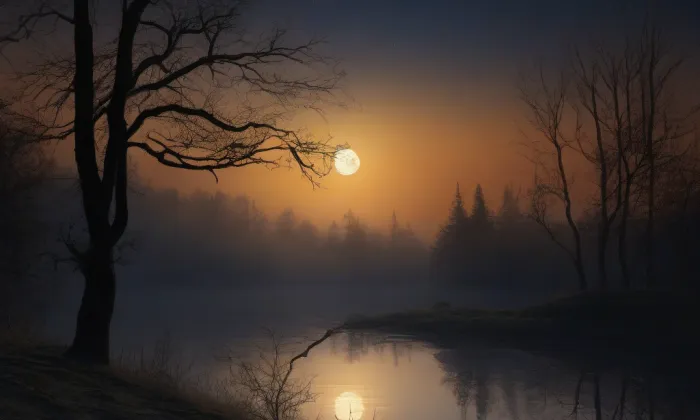 Dolní hřbitov – noc