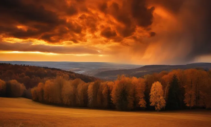 Drahlín – autumn
