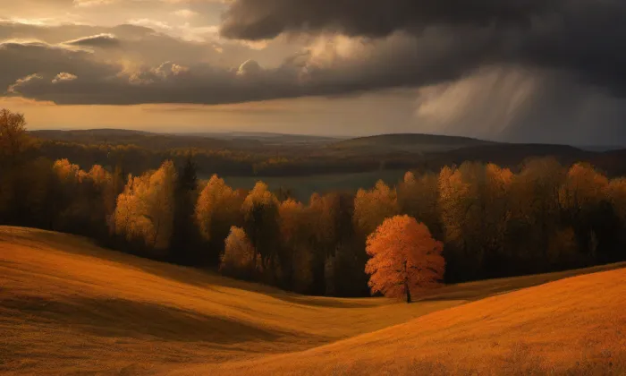 Dvořákovy sady (Karlovy Vary) – autumn