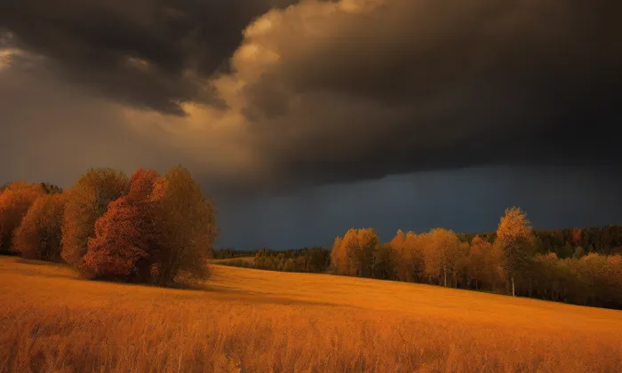 Evangelický kostel (Chomutov) – autumn