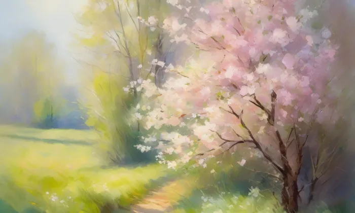 evangelický kostel v Bošíně – spring