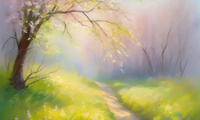 evangelický kostel v Chodově – spring