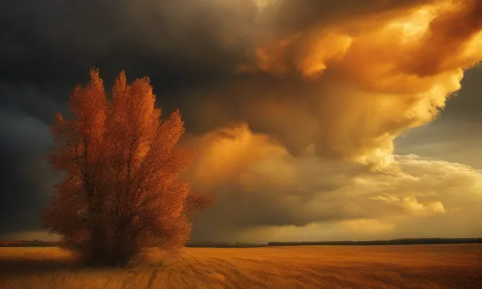 evangelický kostel v Hradci Králové – autumn