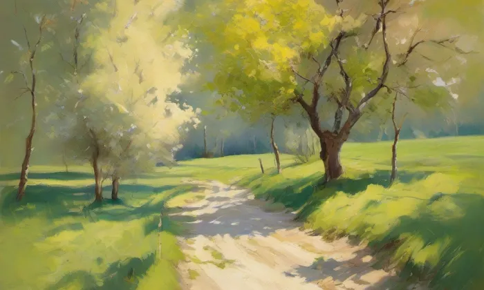 evangelický kostel v Hrubé Vrbce – spring