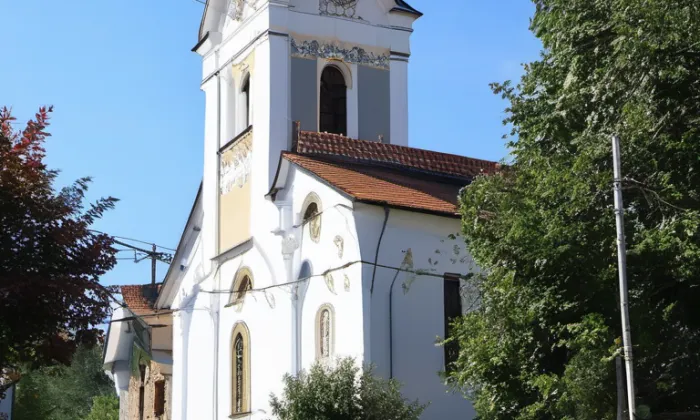 evangelický kostel v Libčicích nad Vltavou – iluminace