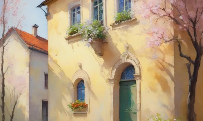 evangelický kostel v Libkovicích pod Řípem – spring