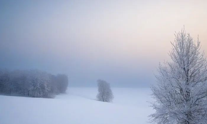 evangelický kostel v Libkovicích pod Řípem – winter