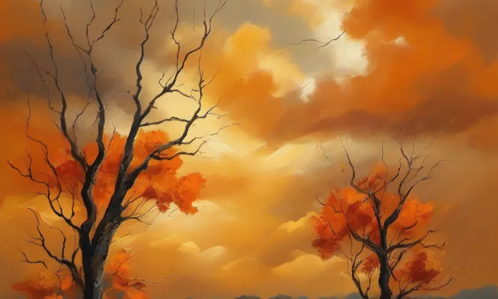 evangelický kostel v Lipové – autumn