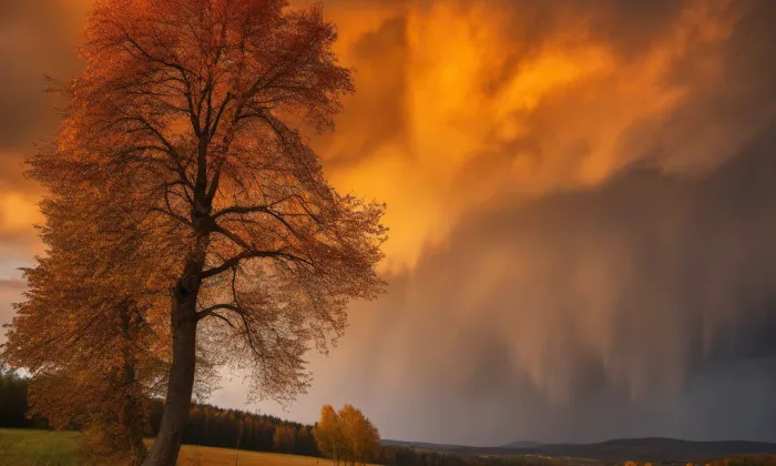 evangelický kostel v Moravské Třebové – autumn