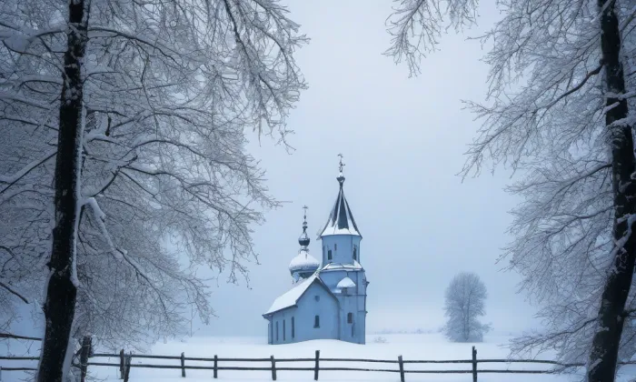 evangelický kostel v Soběslavi – winter