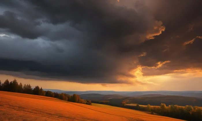 evangelický kostel ve Sloupnici – autumn