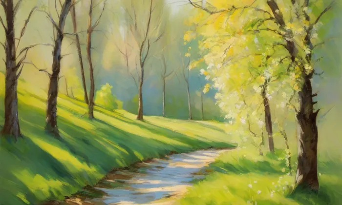 evangelický kostel ve Sloupnici – spring