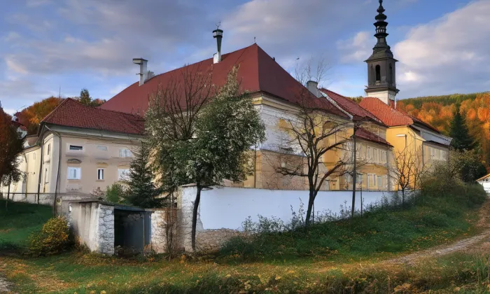 Františkánský klášter v Kadani – autumn