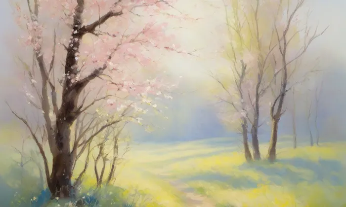 Hřbitovní kostel Nanebevzetí Panny Marie – spring