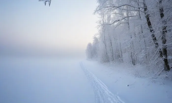 Hoštice – winter