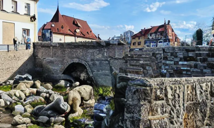 Horní most – noc