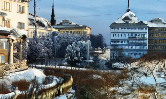 Horní most – winter