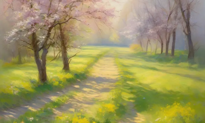 Horní zámek Panenské Břežany – spring
