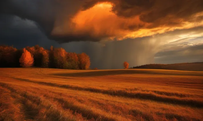 Hrad u Strašína – autumn