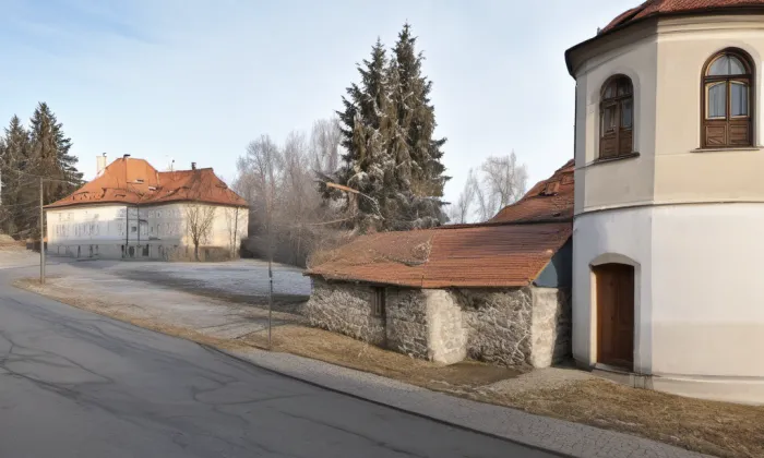 Hradební (Prachatice II) – winter