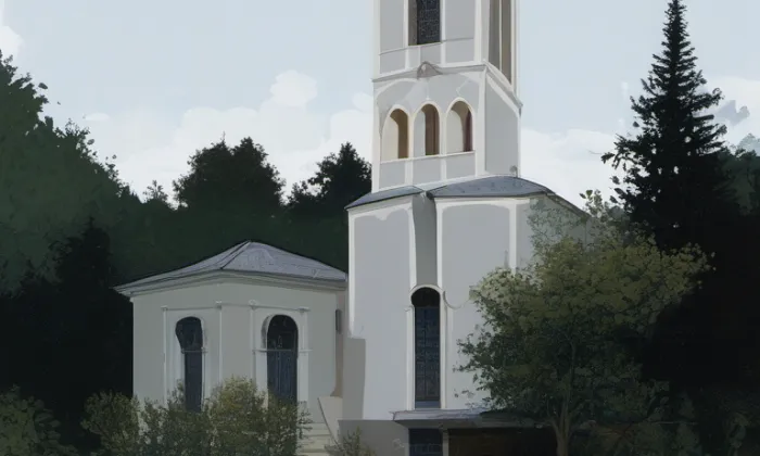 Husův sbor v Ostravě-Svinově – iluminace