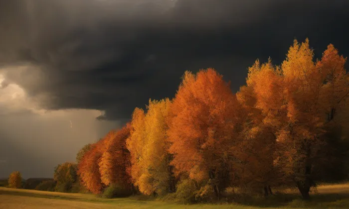 Jevín – autumn
