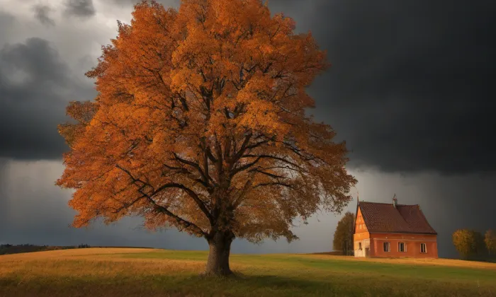 Jezuitský kostel Neposkvrněného Početí Panny Marie a svatého Ignáce – autumn