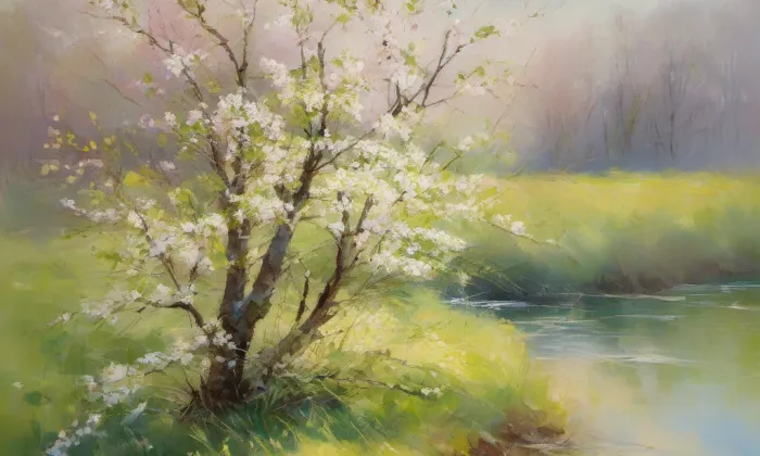 kamenný most císařské silnice u Velkého Beranova – spring