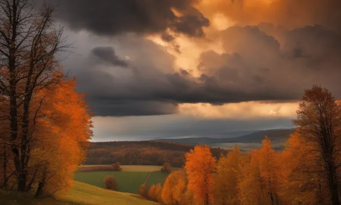 kaple (Drahomyšl) – autumn
