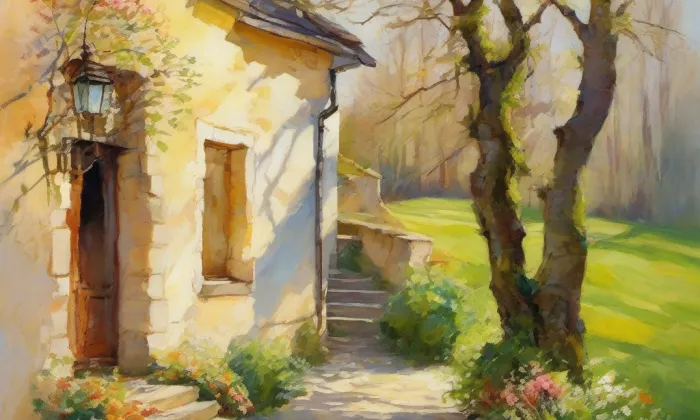 kaple Altöttinské Matky Boží – spring