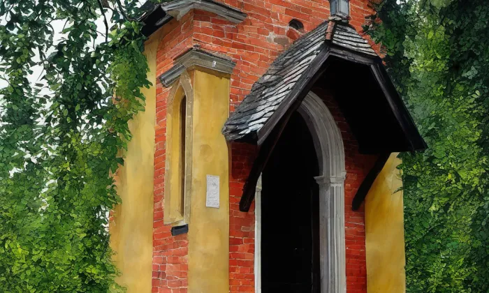 kaple Ecce homo (Karlovy Vary) – akvarel