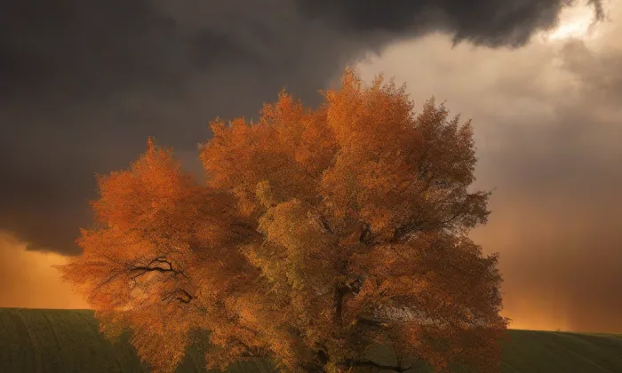Kaple Krista na hoře Olivetské – autumn