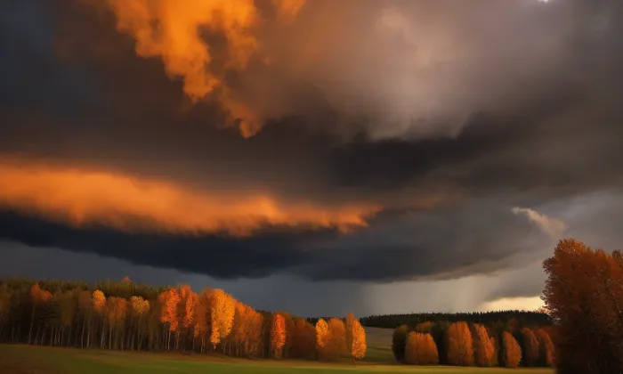kaple Nalezení svatého Kříže (Velká Dobrá) – autumn