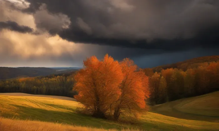 kaple Narození Páně – autumn