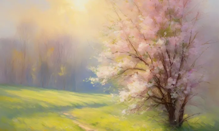 kaple Navštívení Panny Marie (Povrly) – spring
