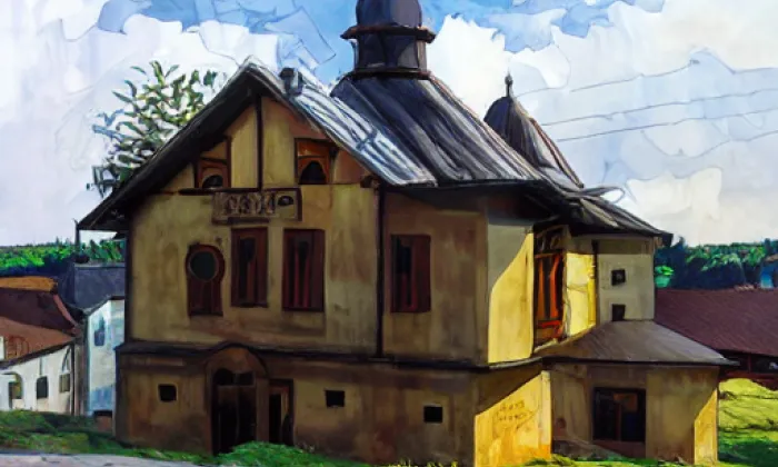 kaple Nejsvětější Trojice (Klášterská Lhota) – summer