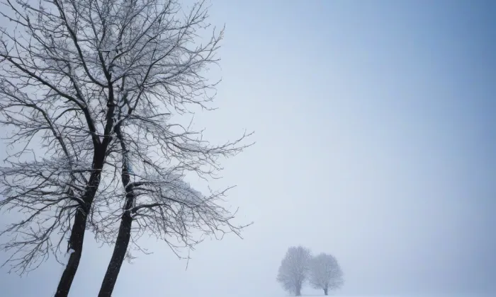 kaple Nejsvětější Trojice (Ohařice) – winter