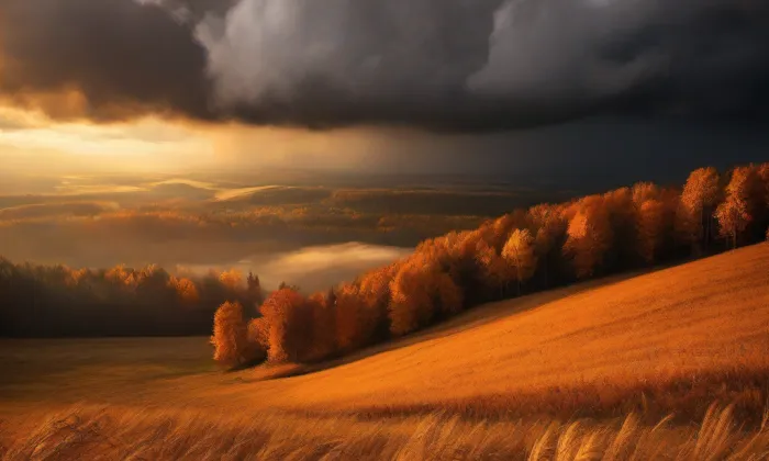 kaple Nejsvětější Trojice (Smíchov) – autumn