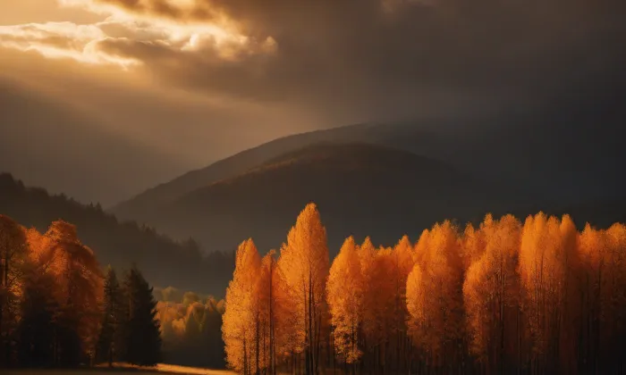 kaple Nejsvětější Trojice (Zahrádky) – autumn