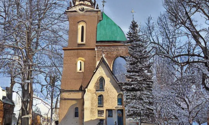 kaple Nejsvětějšího Vykupitele – noc