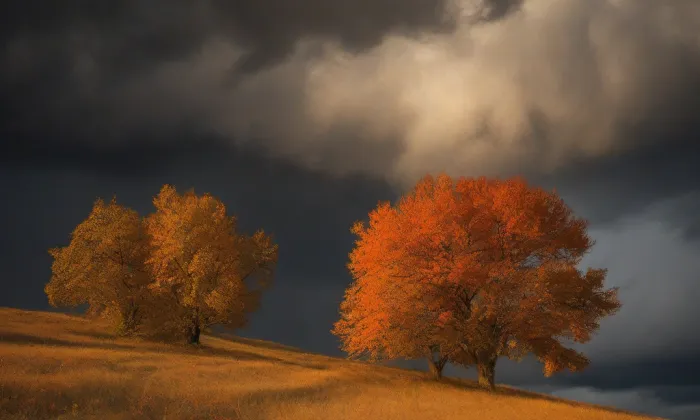 kaple Panny Marie (Červená Hora) – autumn