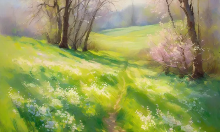 kaple Panny Marie (Červená Hora) – spring