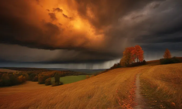 kaple Panny Marie (České Žleby) – autumn