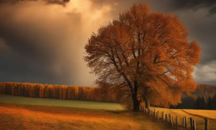 kaple Panny Marie (Dolánky nad Ohří) – autumn