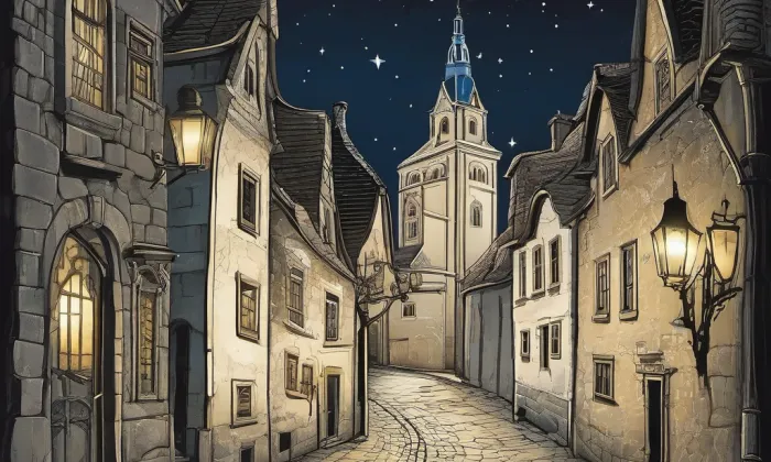 kaple Panny Marie (Hrubšice) – noc