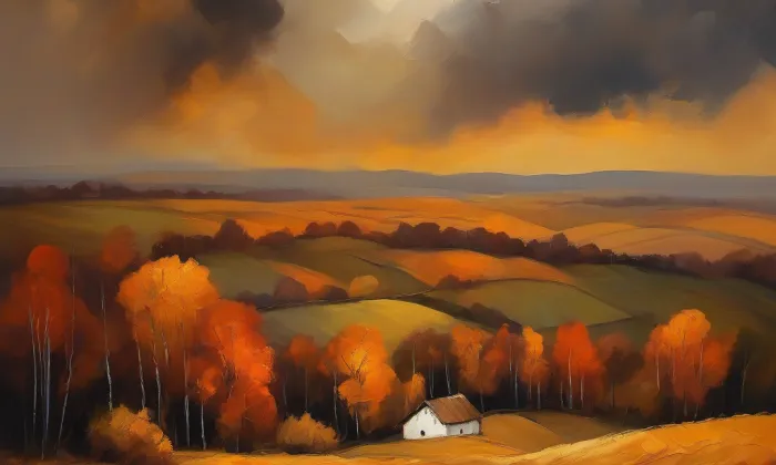Kaple Panny Marie Bolestné (Nová Paka) – autumn