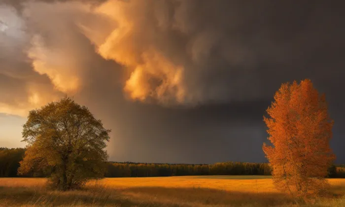 kaple s hrobkou na hřbitově v Hrušovanech nad Jevišovkou – autumn
